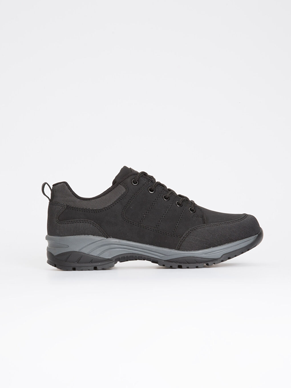 Siyah Erkek Bağcıklı Günlük Trekking Ayakkabı