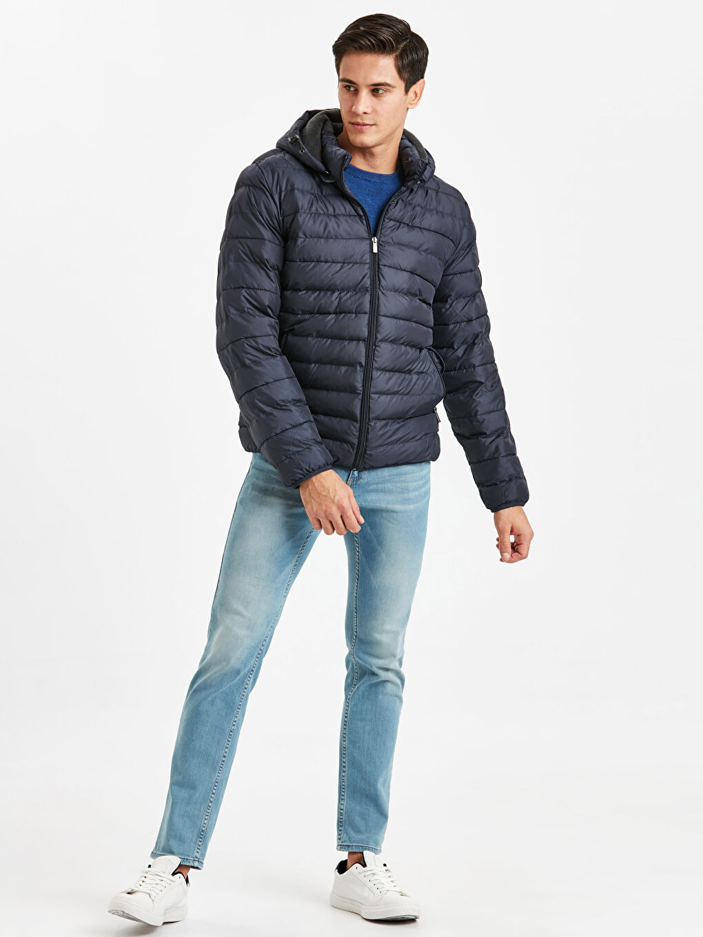 Man NAVY Puffer Coat-4