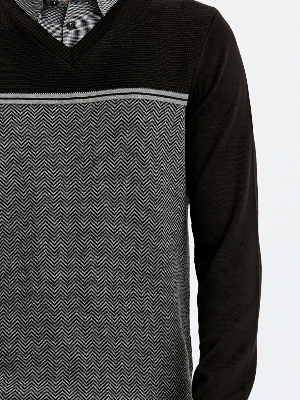 Pulover NEGRU Bărbat-3