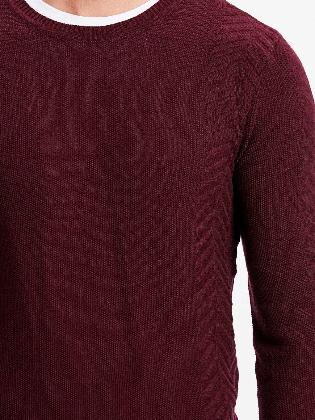 Man Bordeaux Sweater-3