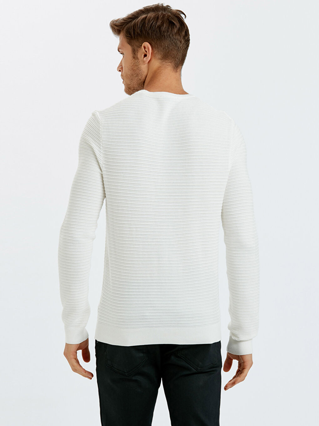 Man ECRU Sweater-1