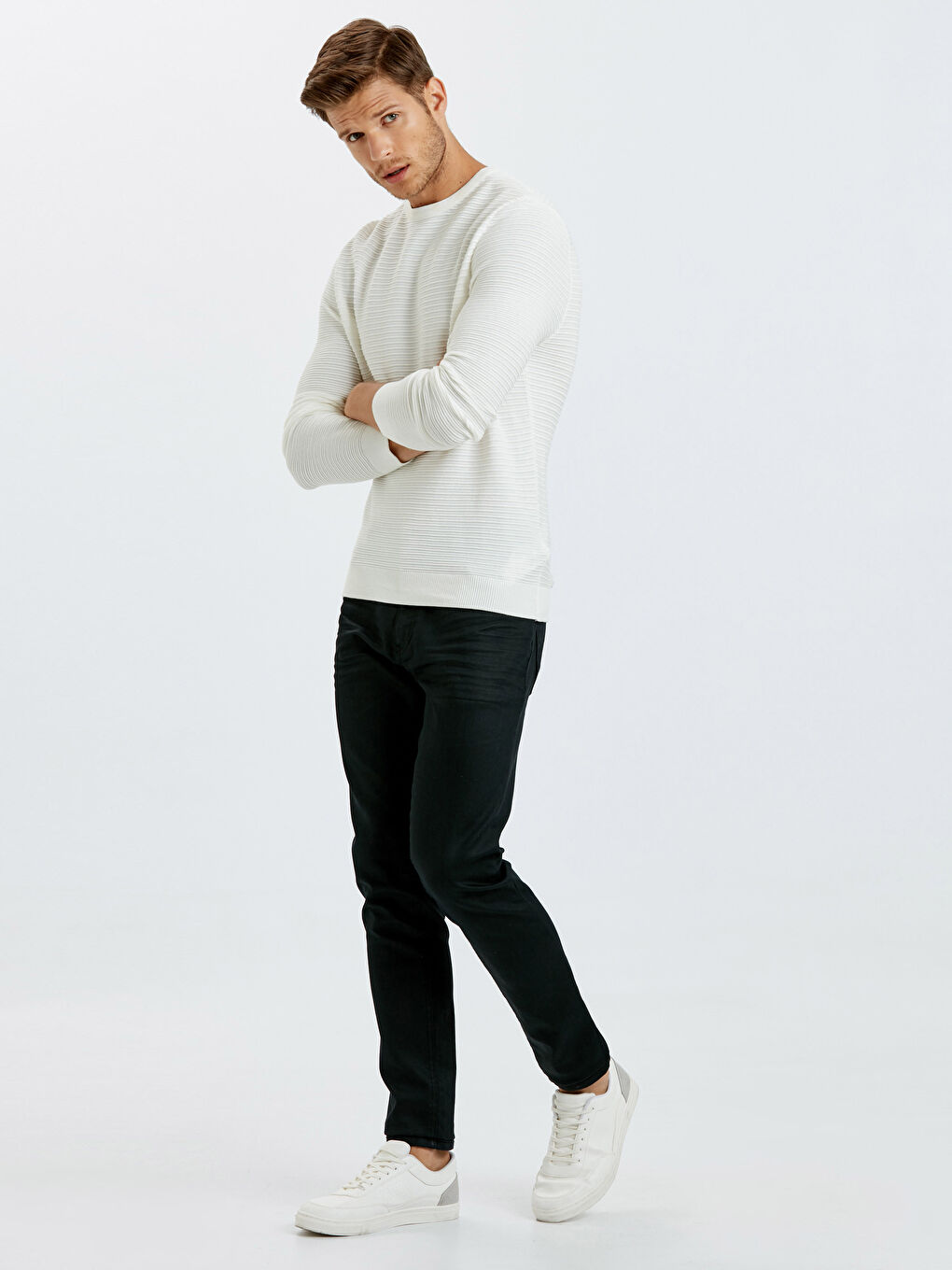 Man ECRU Sweater-2