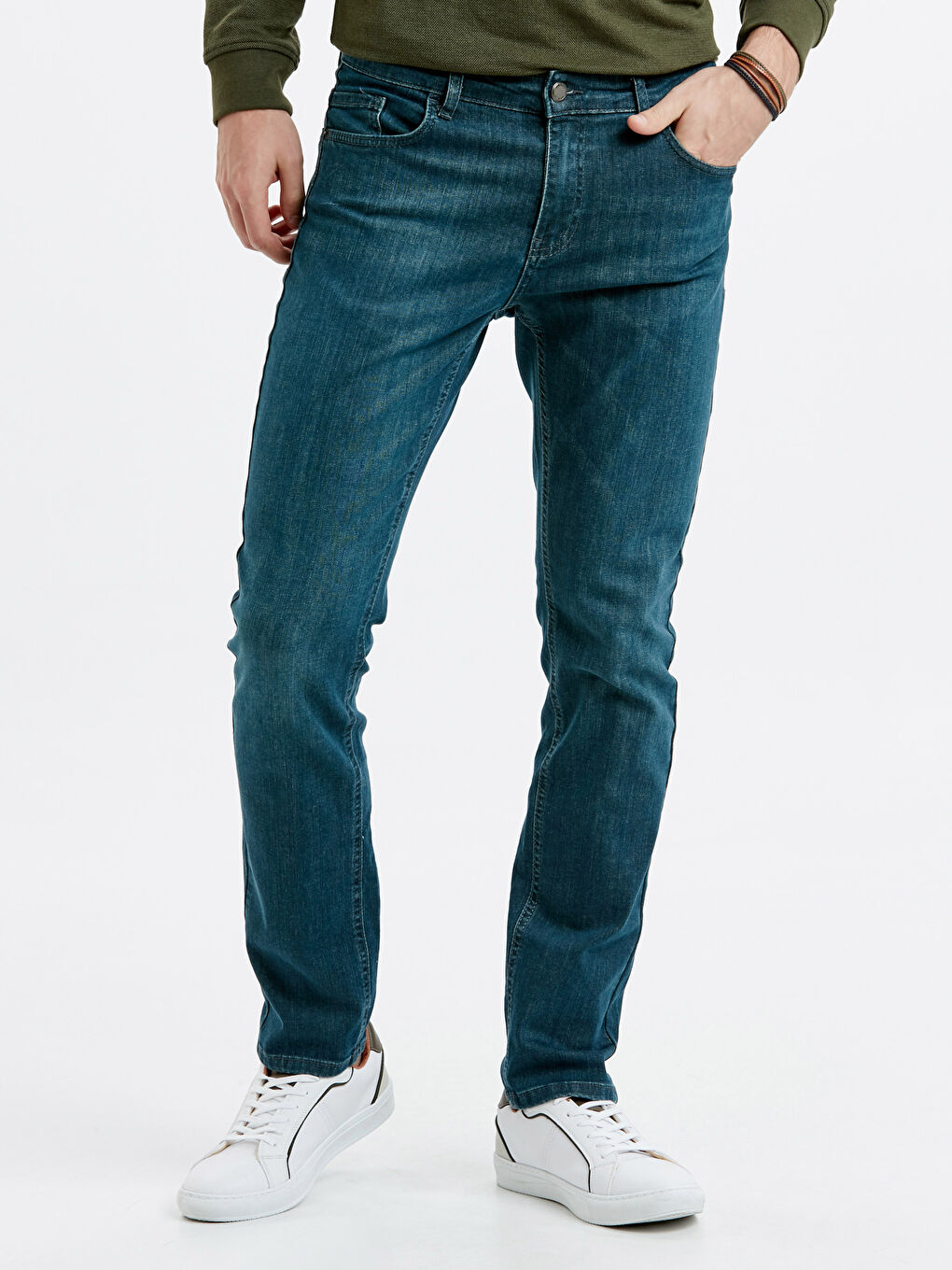 İndigo Koyu Rodeo Jean Pantolon-1