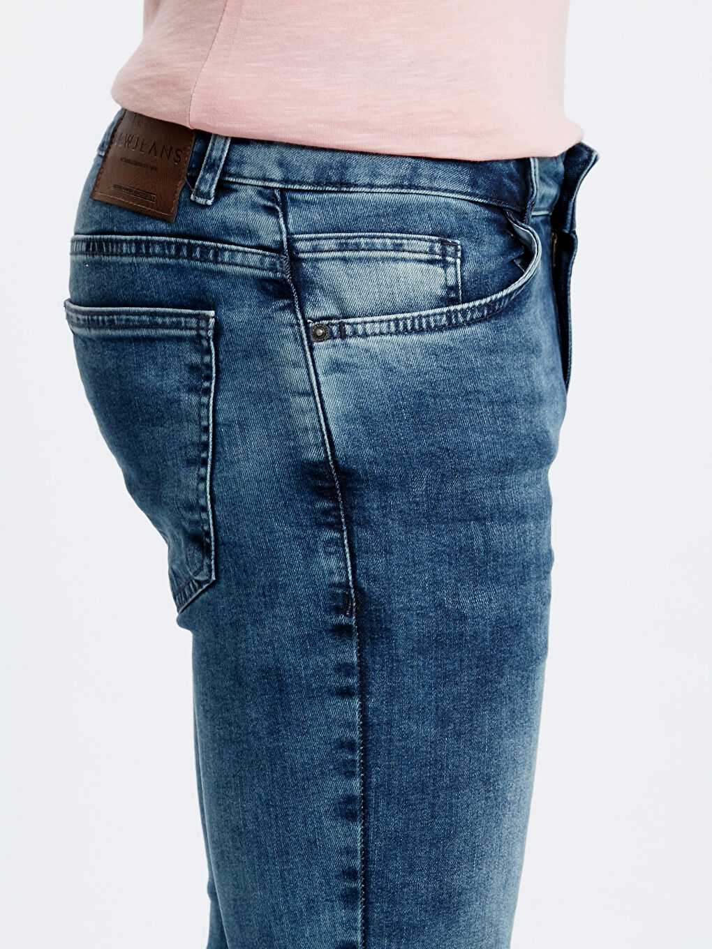 Orta İndigo Rodeo Jean Pantolon-3