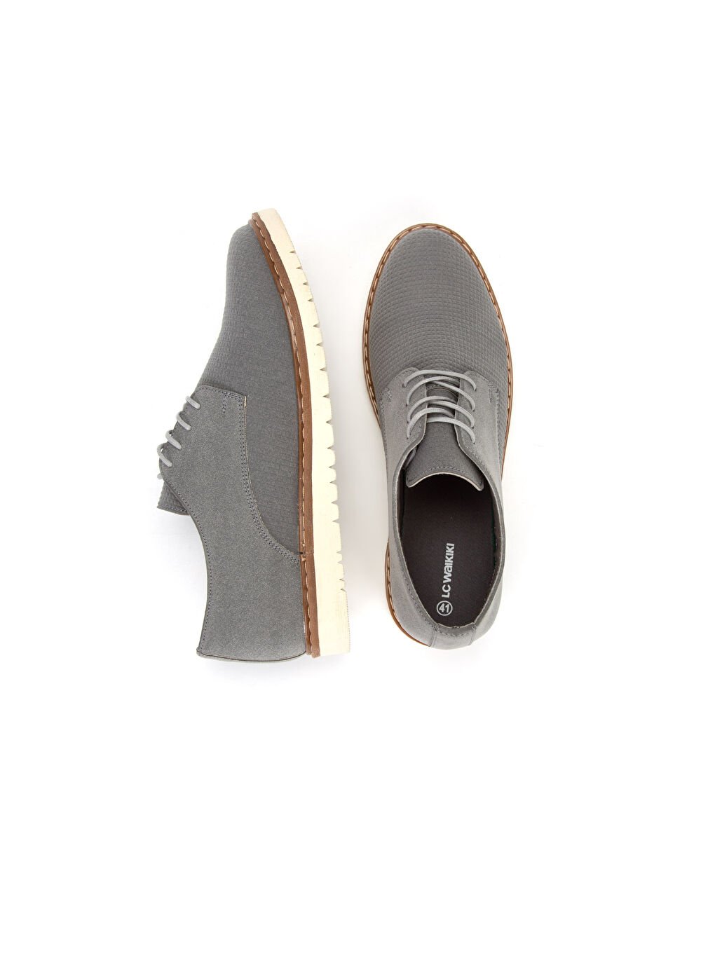 Мъж Сиво Обувки за костюм-1