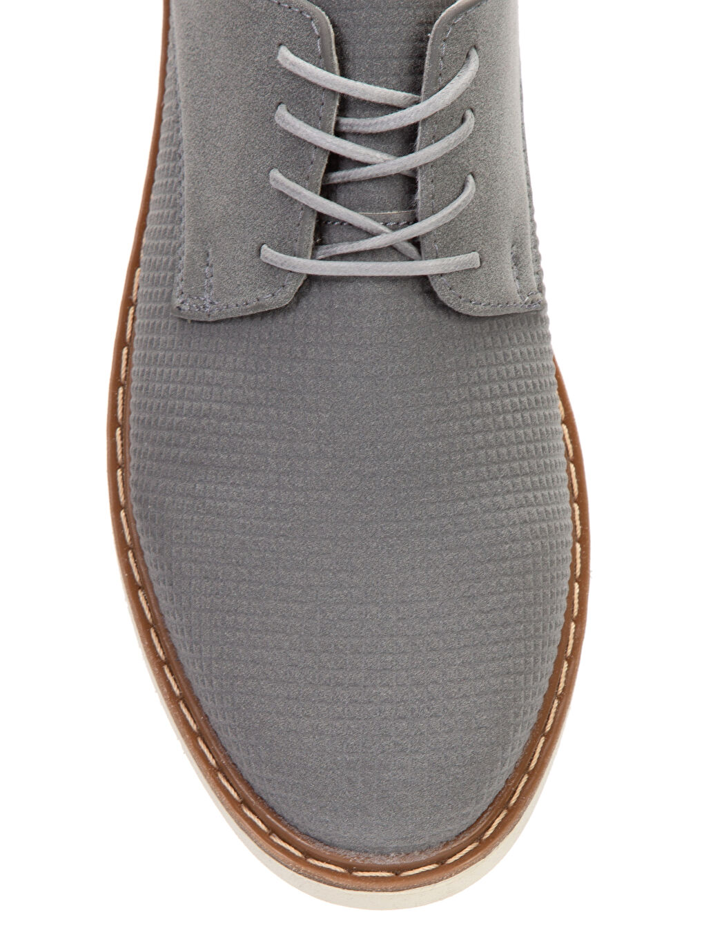 Мъж Сиво Обувки за костюм-4