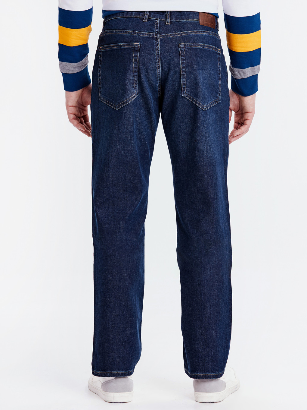 Orta İndigo Rodeo Jean Pantolon-2