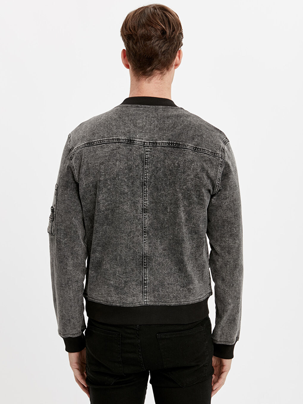 Man BLACK Denim Jacket-1