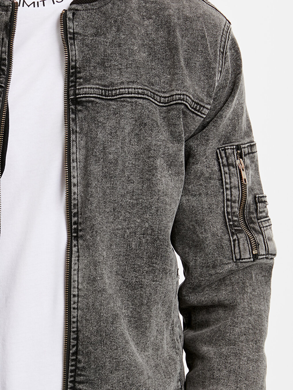 Man BLACK Denim Jacket-3