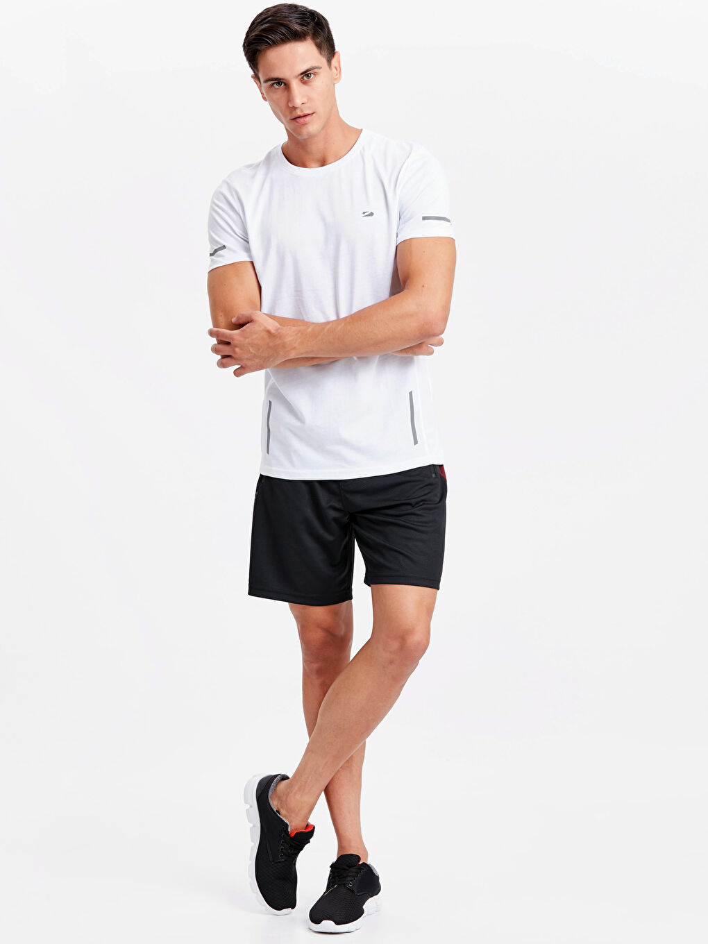 Man WHITE Sports T-Shirt-2