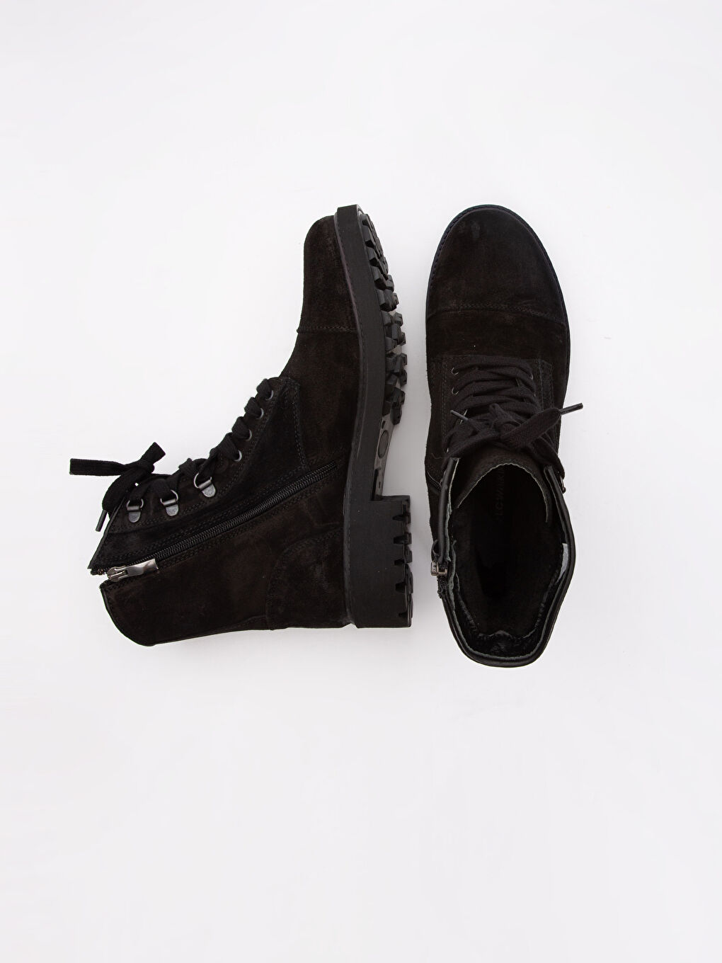 Mann SCHWARZ Stiefel-1