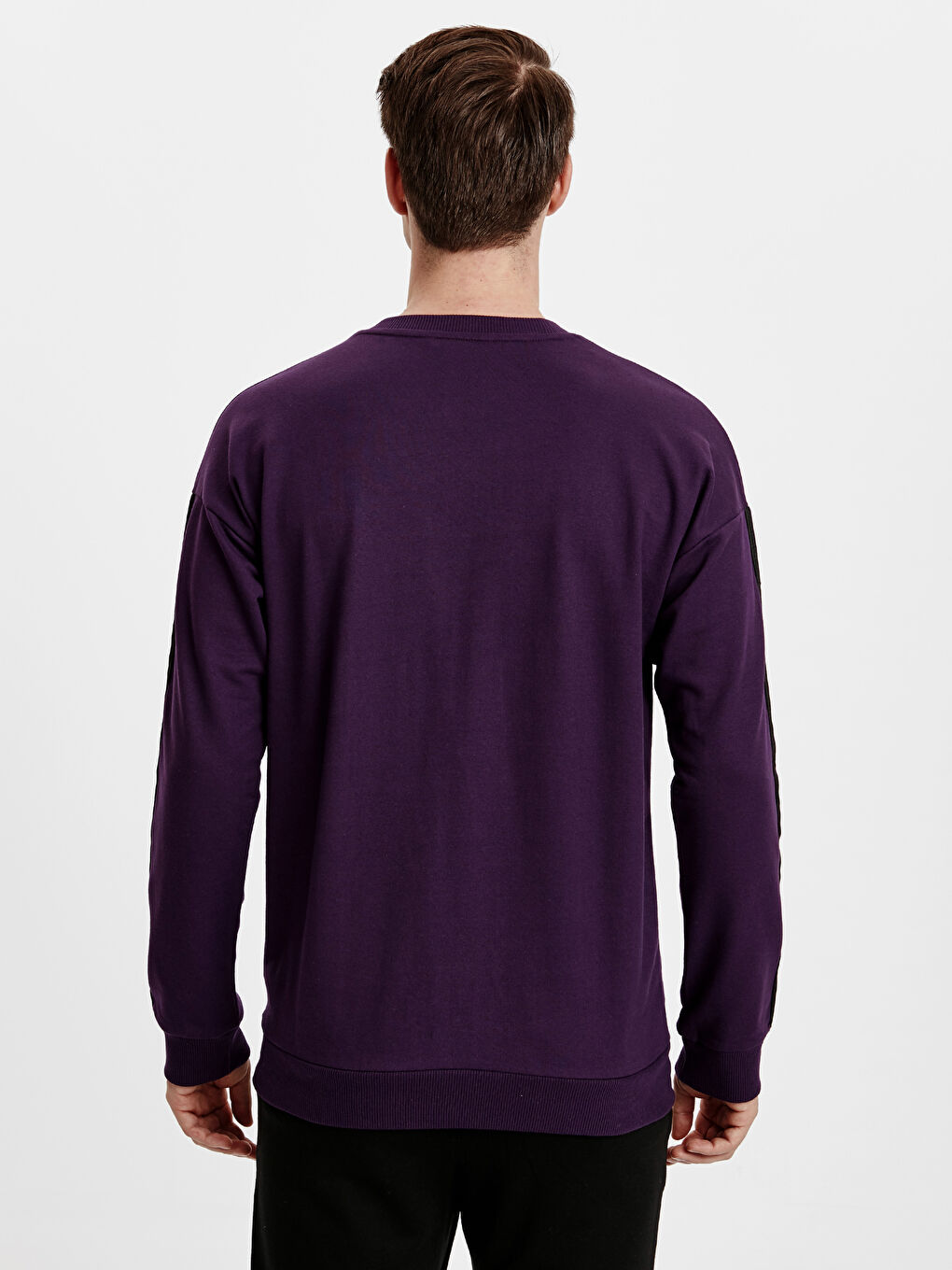 Мужчины Фиолетовый Свитшот-1