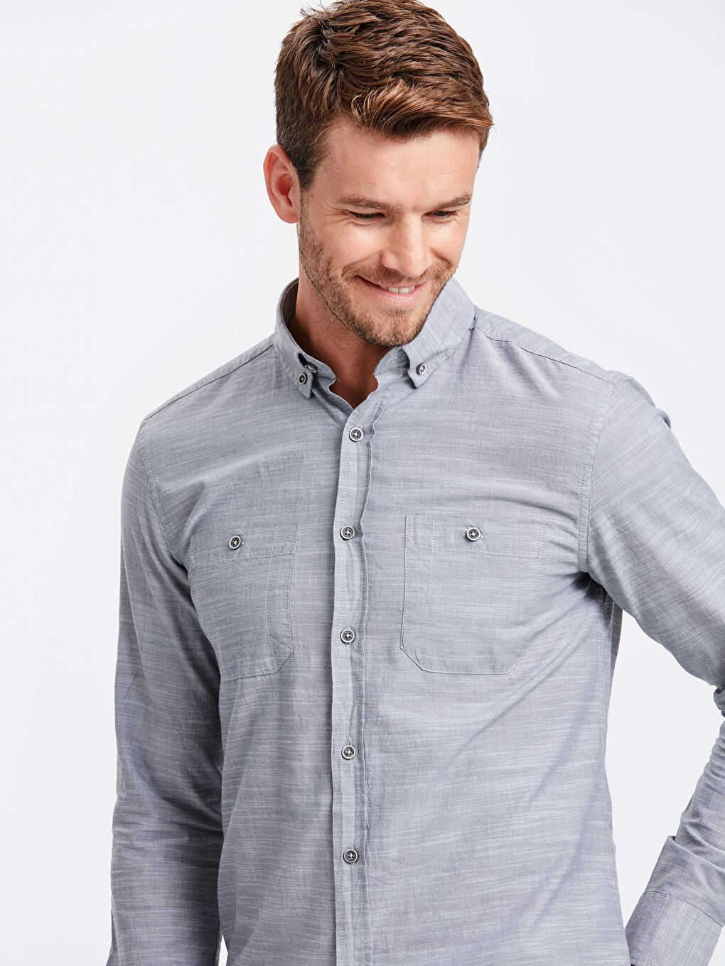 Chemise GRIS Homme