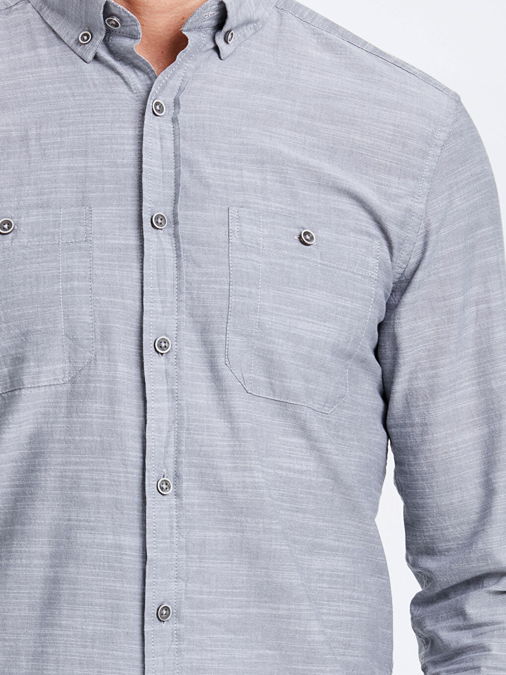 Chemise GRIS Homme-3