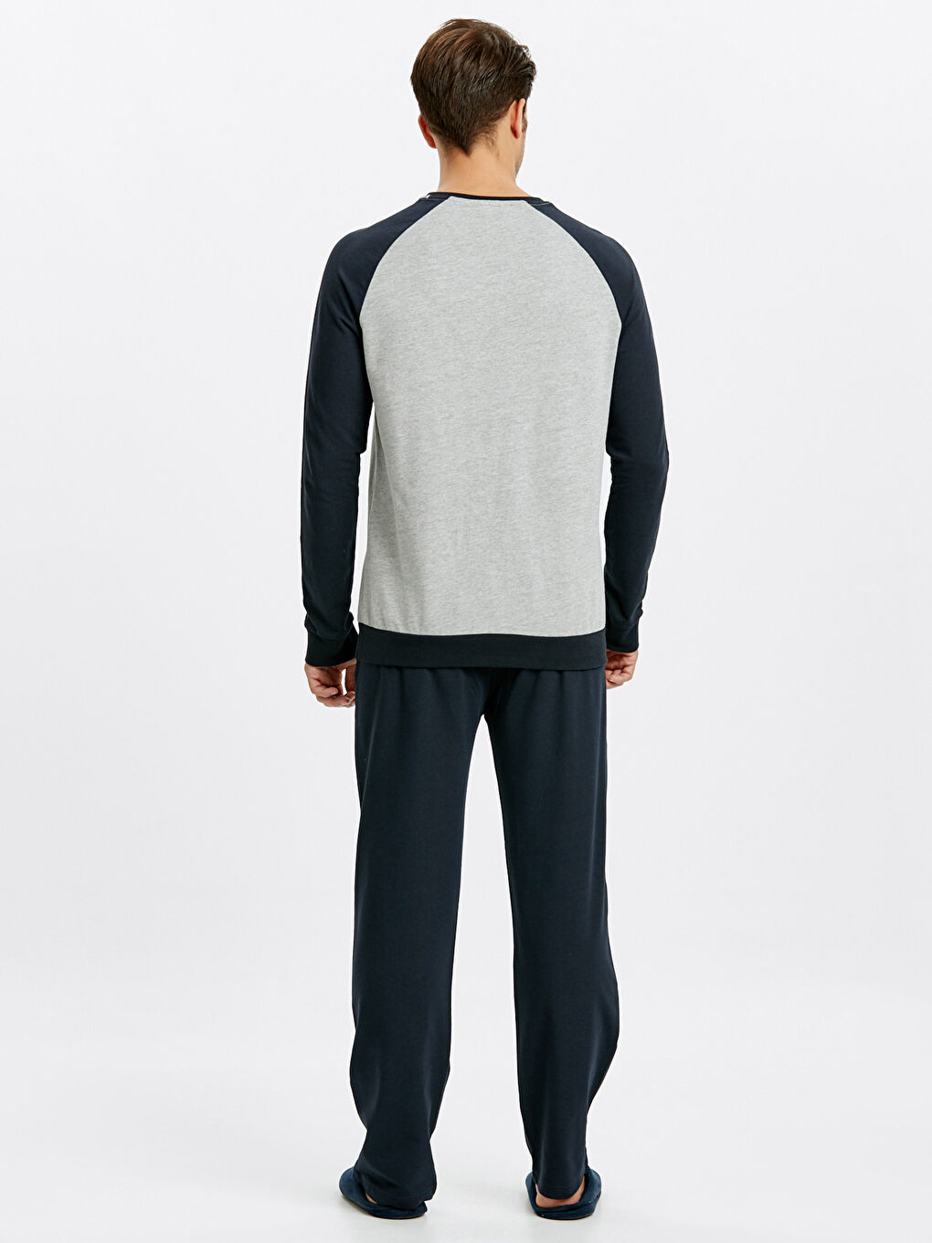 Mavi Melanj Pijama Takım-1