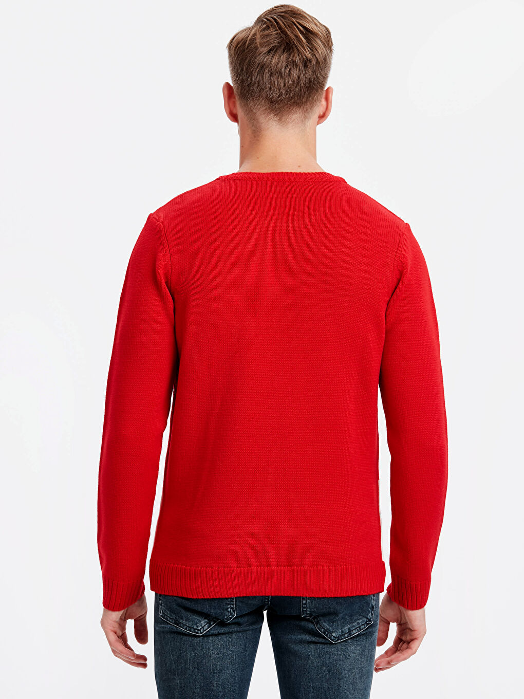 Man RED Sweater-1