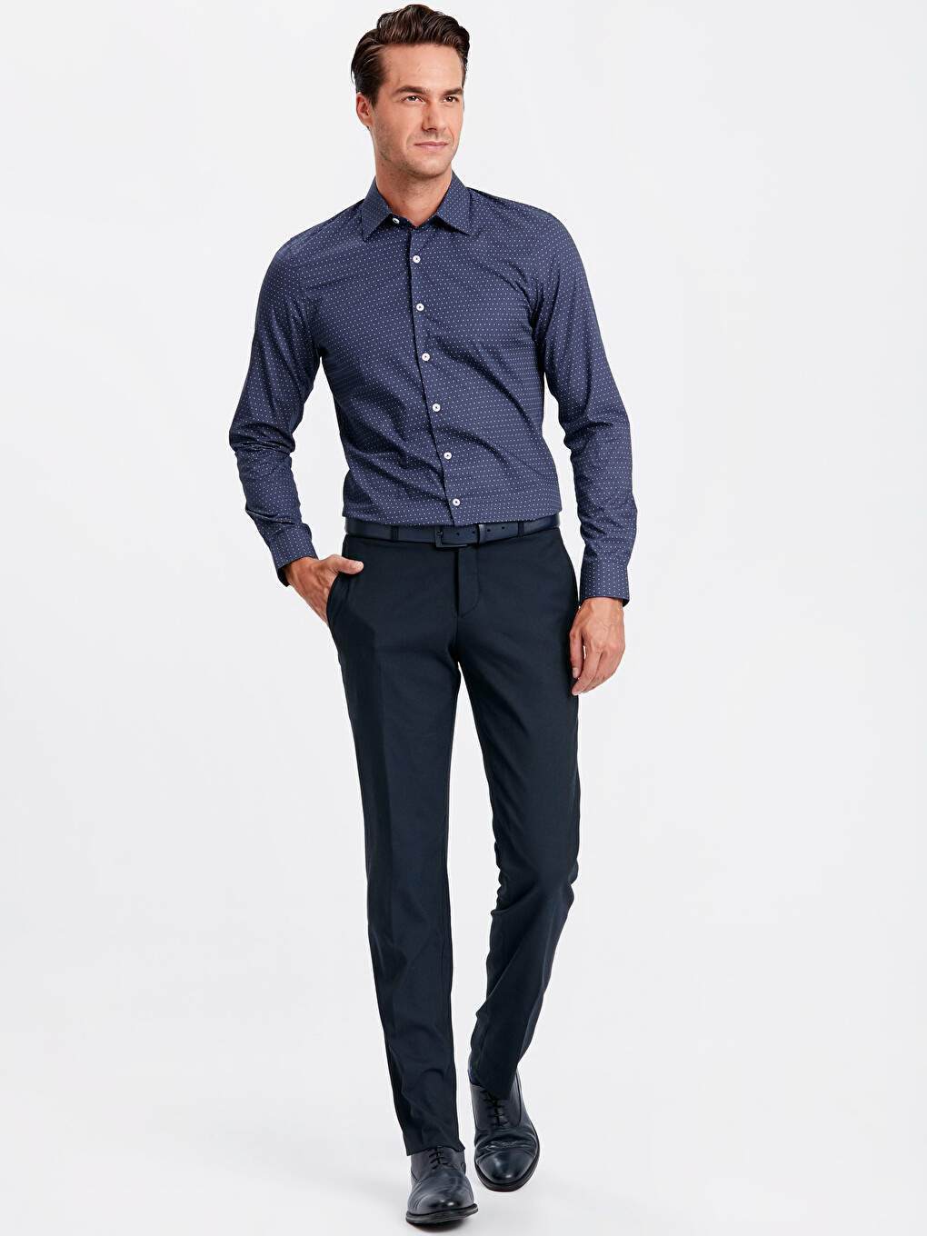 Man Navy Shirt-2