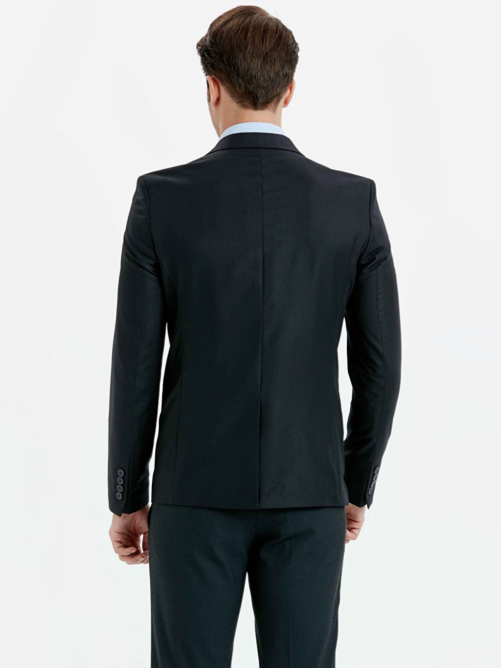 Lacivert Blazer Ceket-1