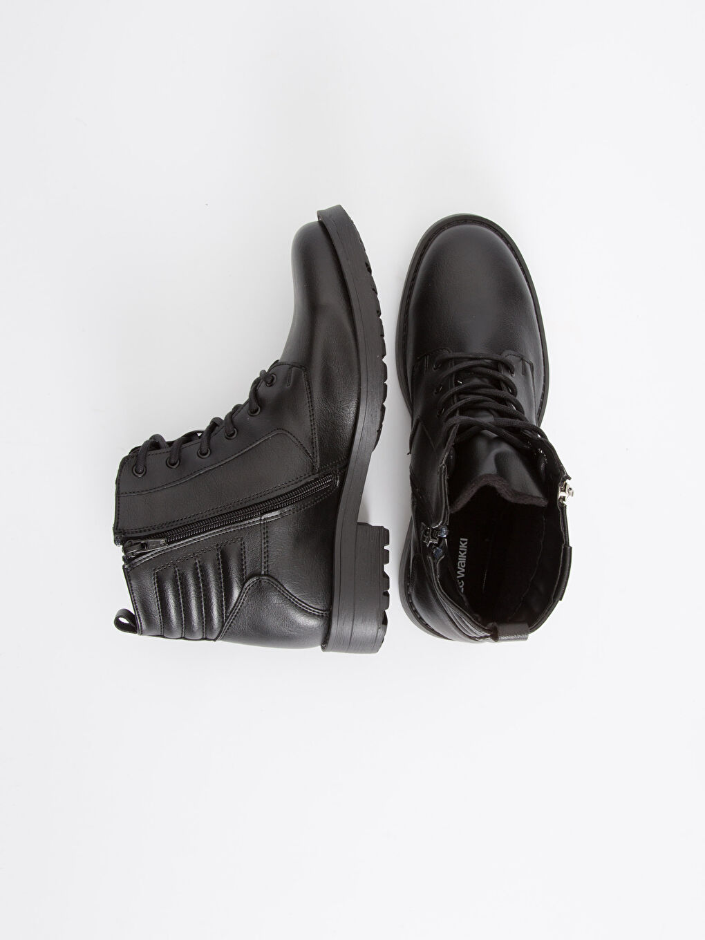Mann SCHWARZ Stiefel-1