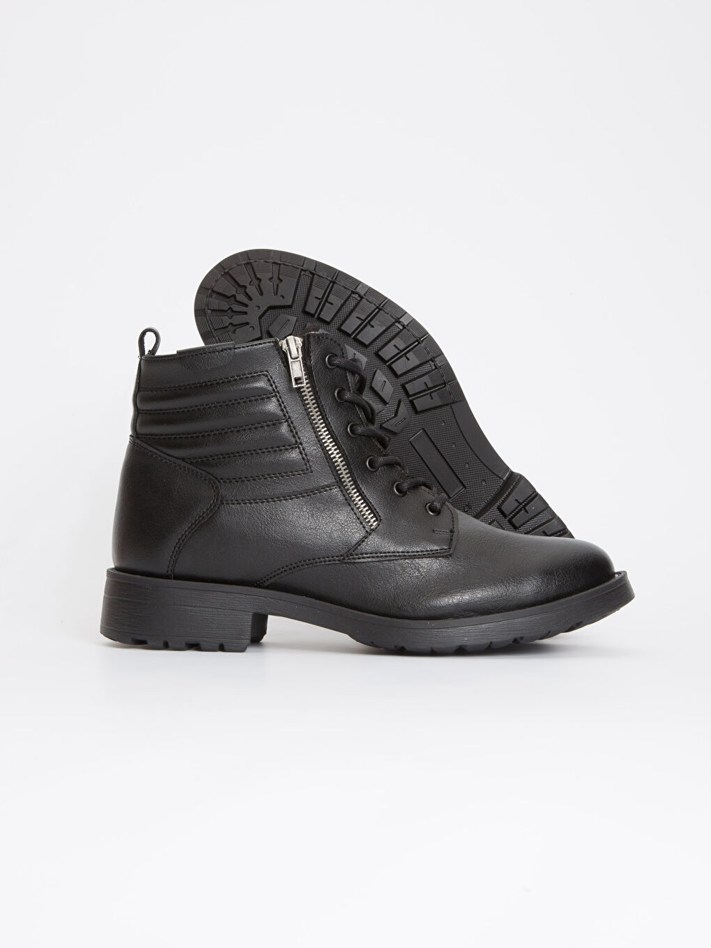Mann SCHWARZ Stiefel-2