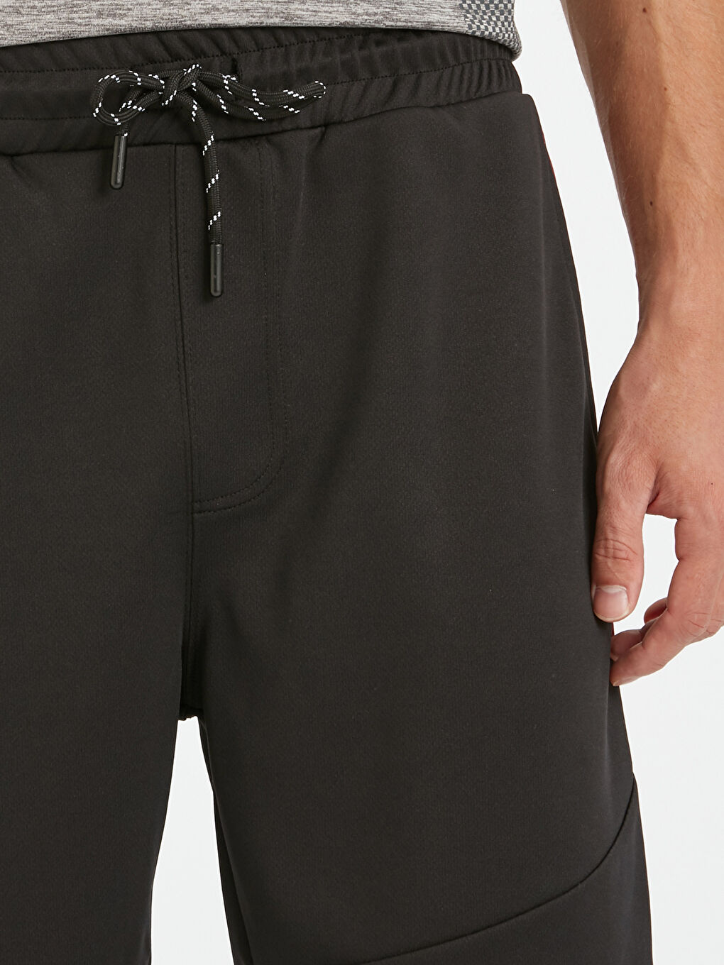 Yeni Siyah Spor Şort-3