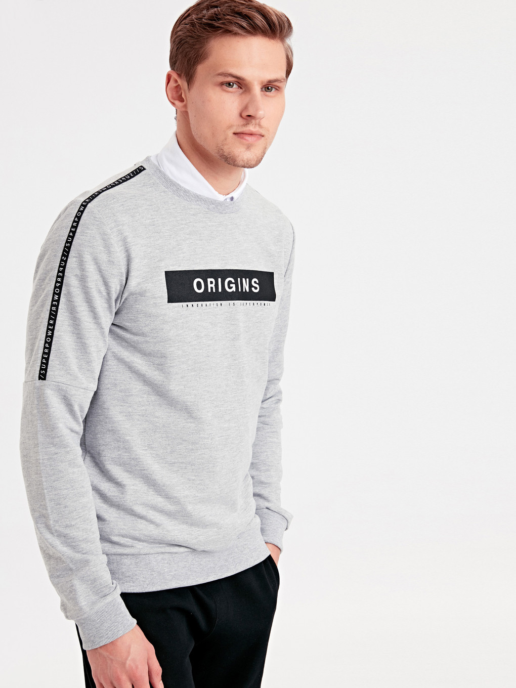 Gri Melanj Sweatshirt