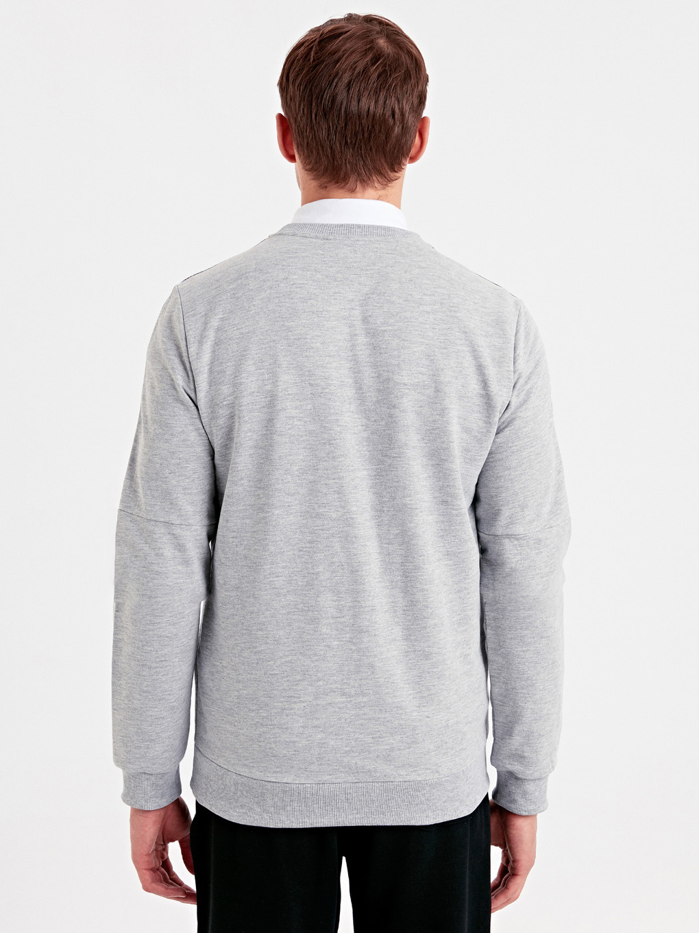 Gri Melanj Sweatshirt-1