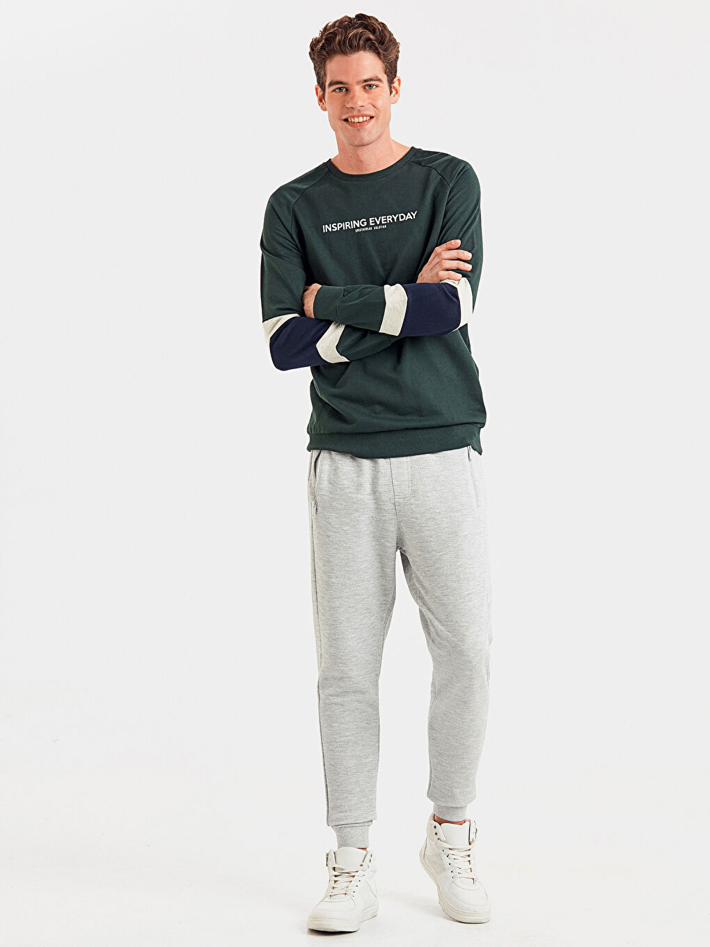 Man GREY Sweatpants-0