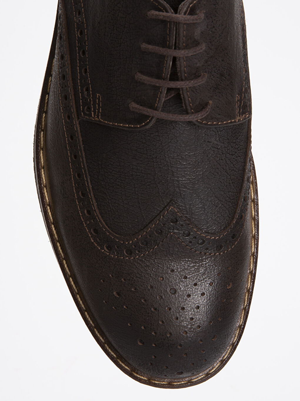 Man BROWN Suit Shoes-4