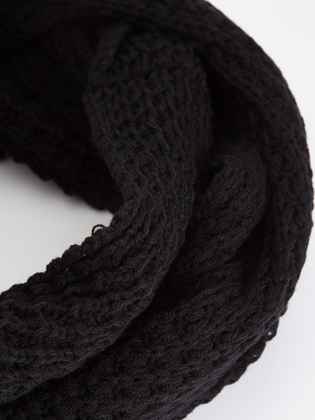 LCW ACCESSORIES Man BLACK Tube Scarf -8WO001Z8-HUC