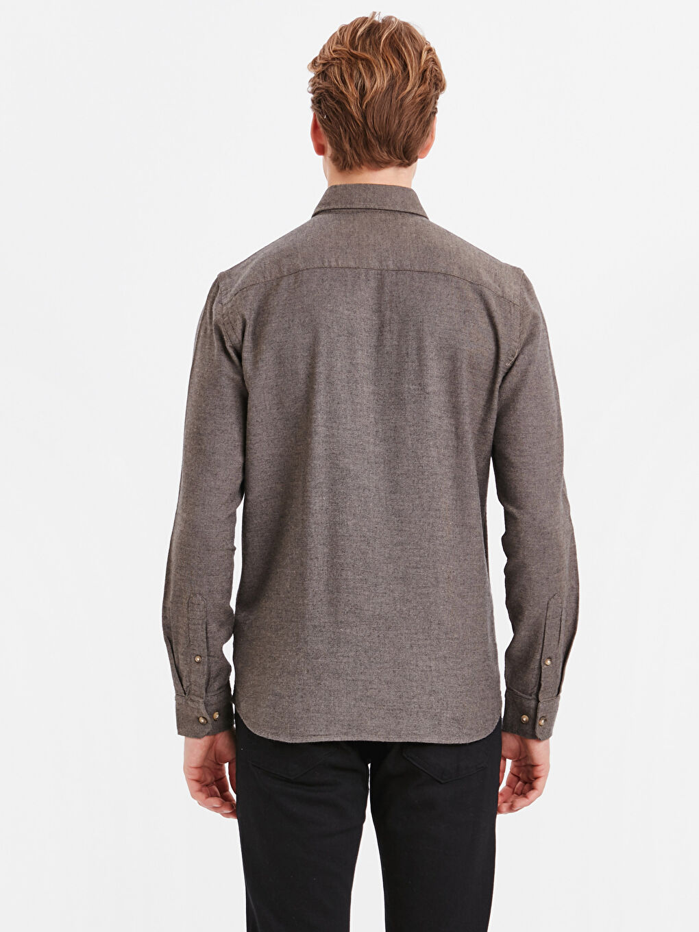 Kahverengi Devetüyü Gömlek-1