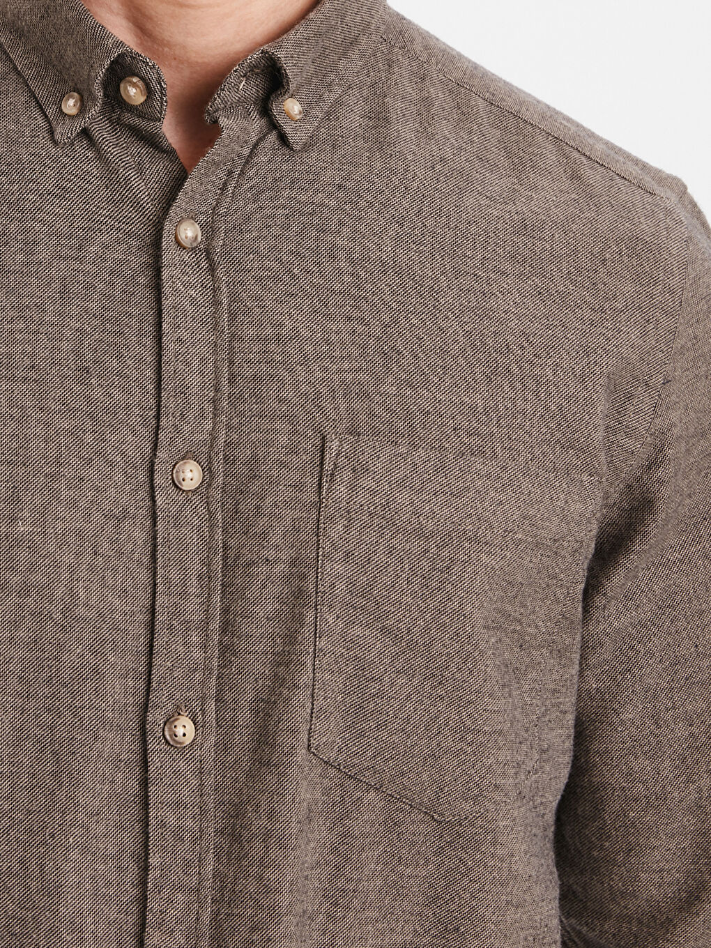 Kahverengi Devetüyü Gömlek-3