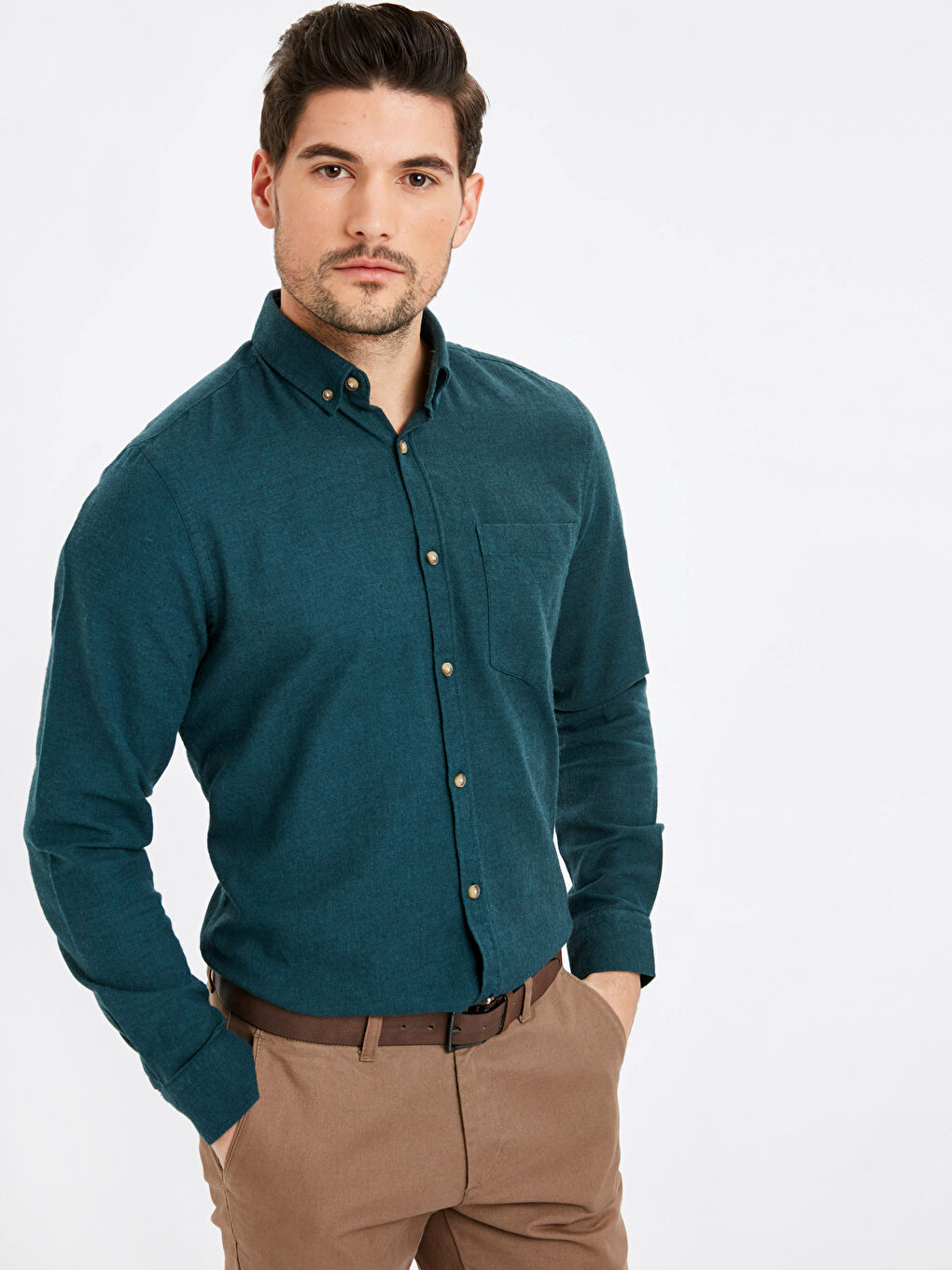 Chemise VERT Homme