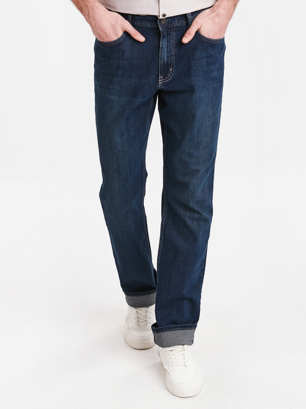 İndigo Koyu Rodeo Jean Pantolon-1