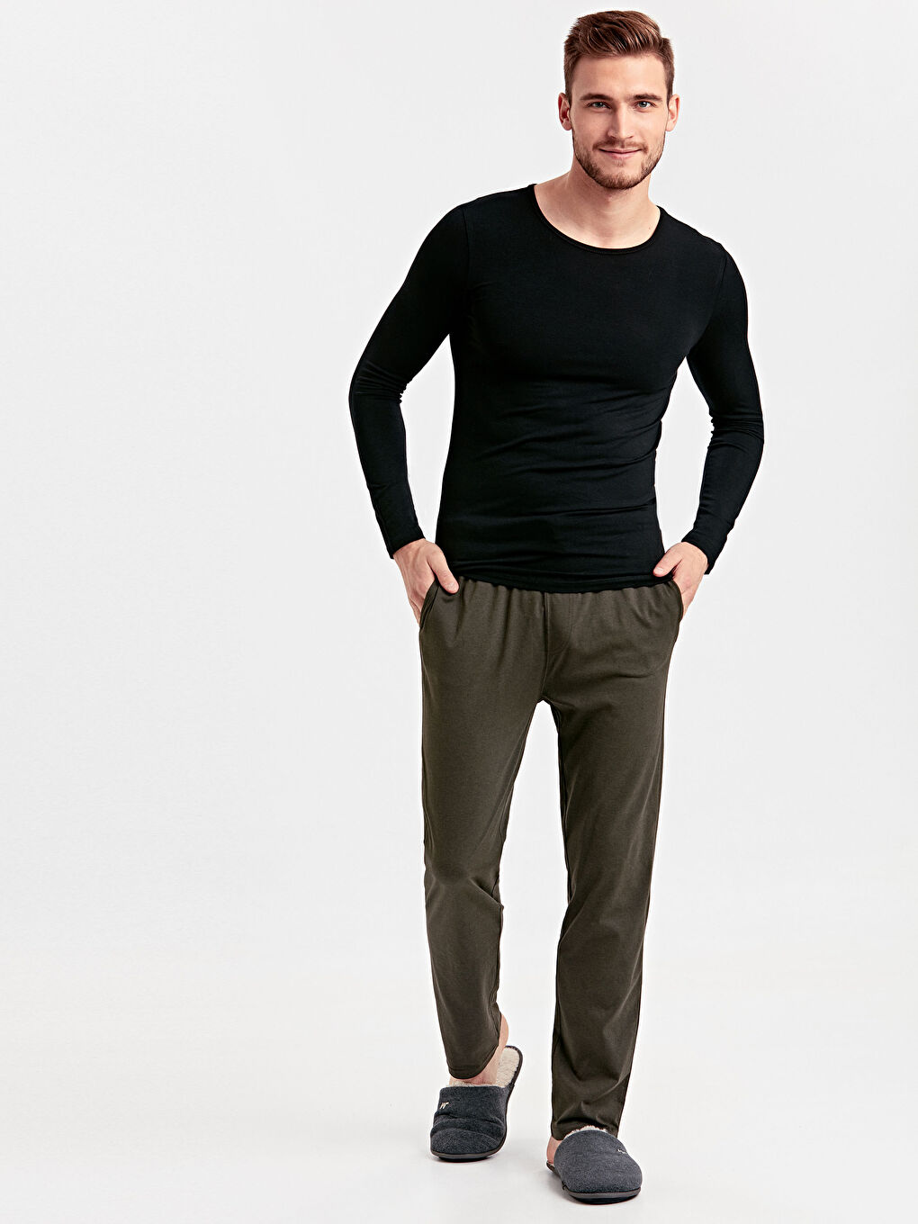 Bas de pyjama KAKI Homme