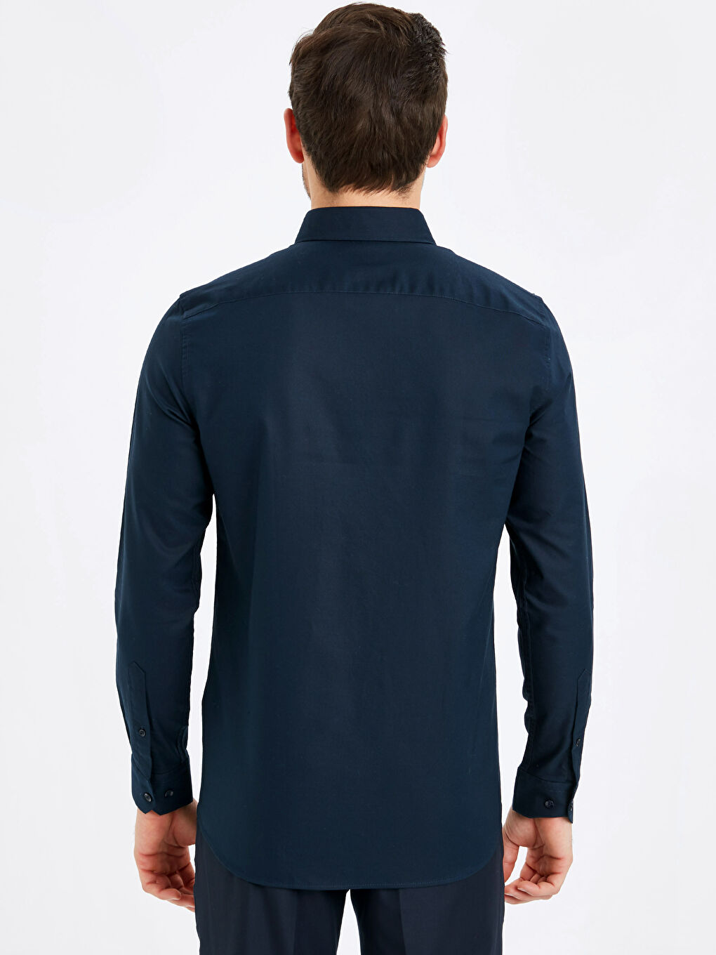 قميص كحلي رجل-1