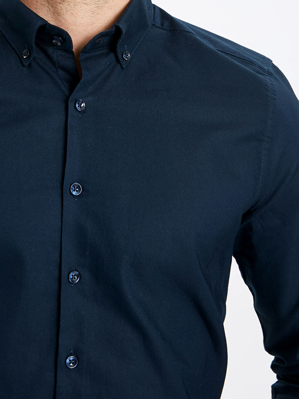 قميص كحلي رجل-3