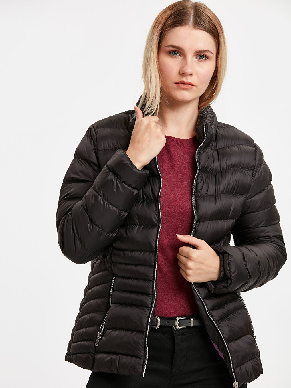 Woman BLACK Puffer Coat