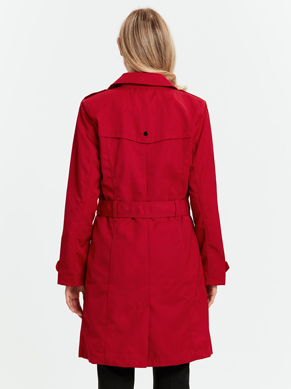 Kırmızı Trençkot-1