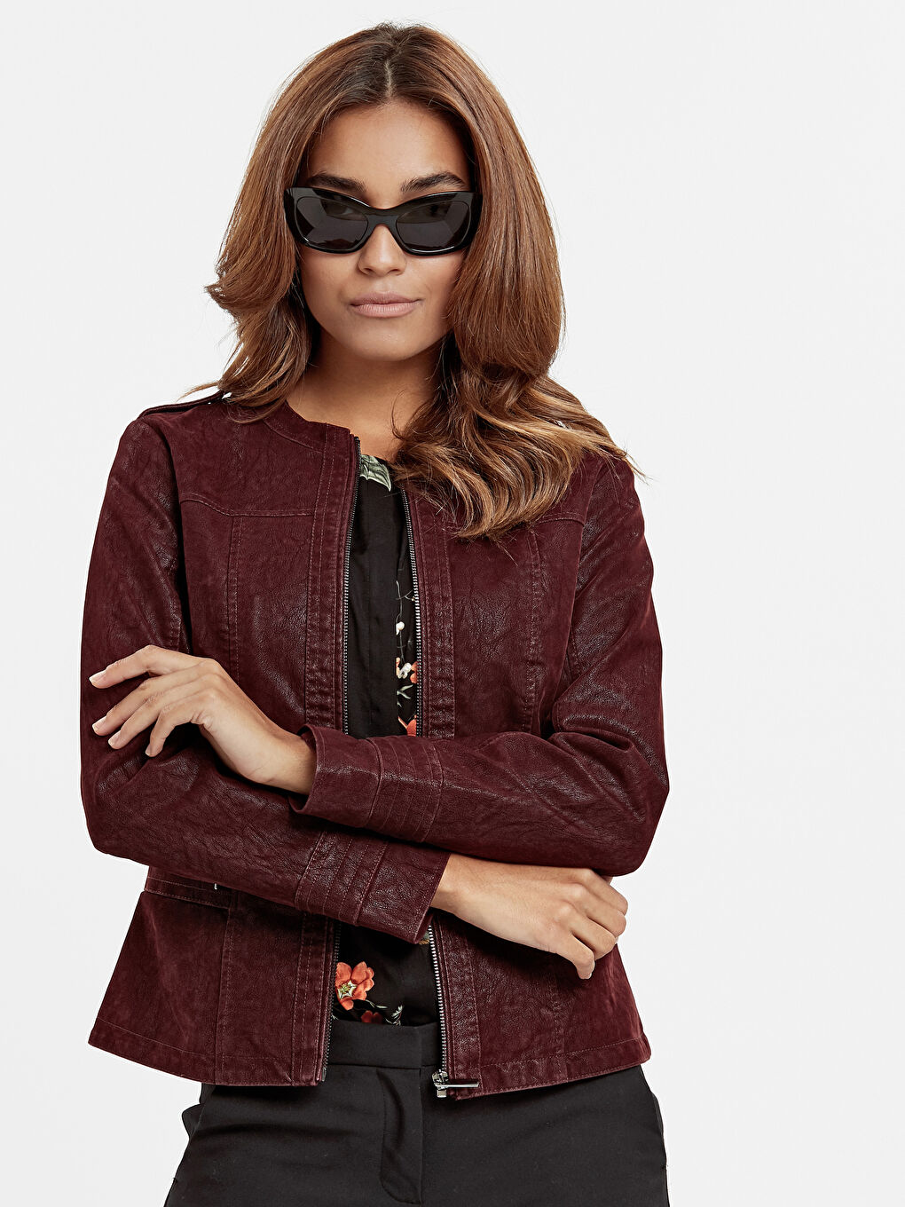 BORDO Kaput od veštačke kože Žena