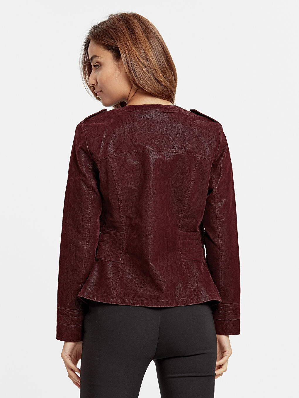 BORDO Kaput od veštačke kože Žena-1