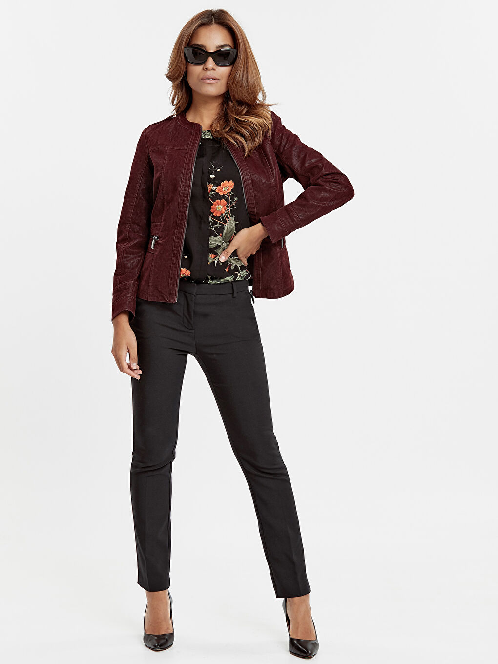 BORDO Kaput od veštačke kože Žena-2