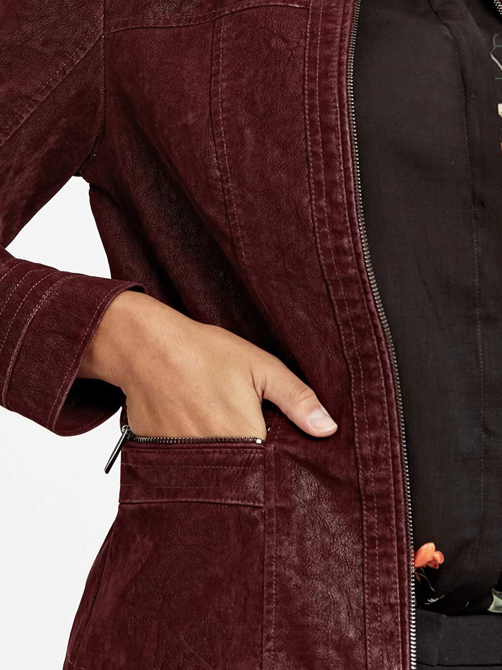 BORDO Kaput od veštačke kože Žena-3