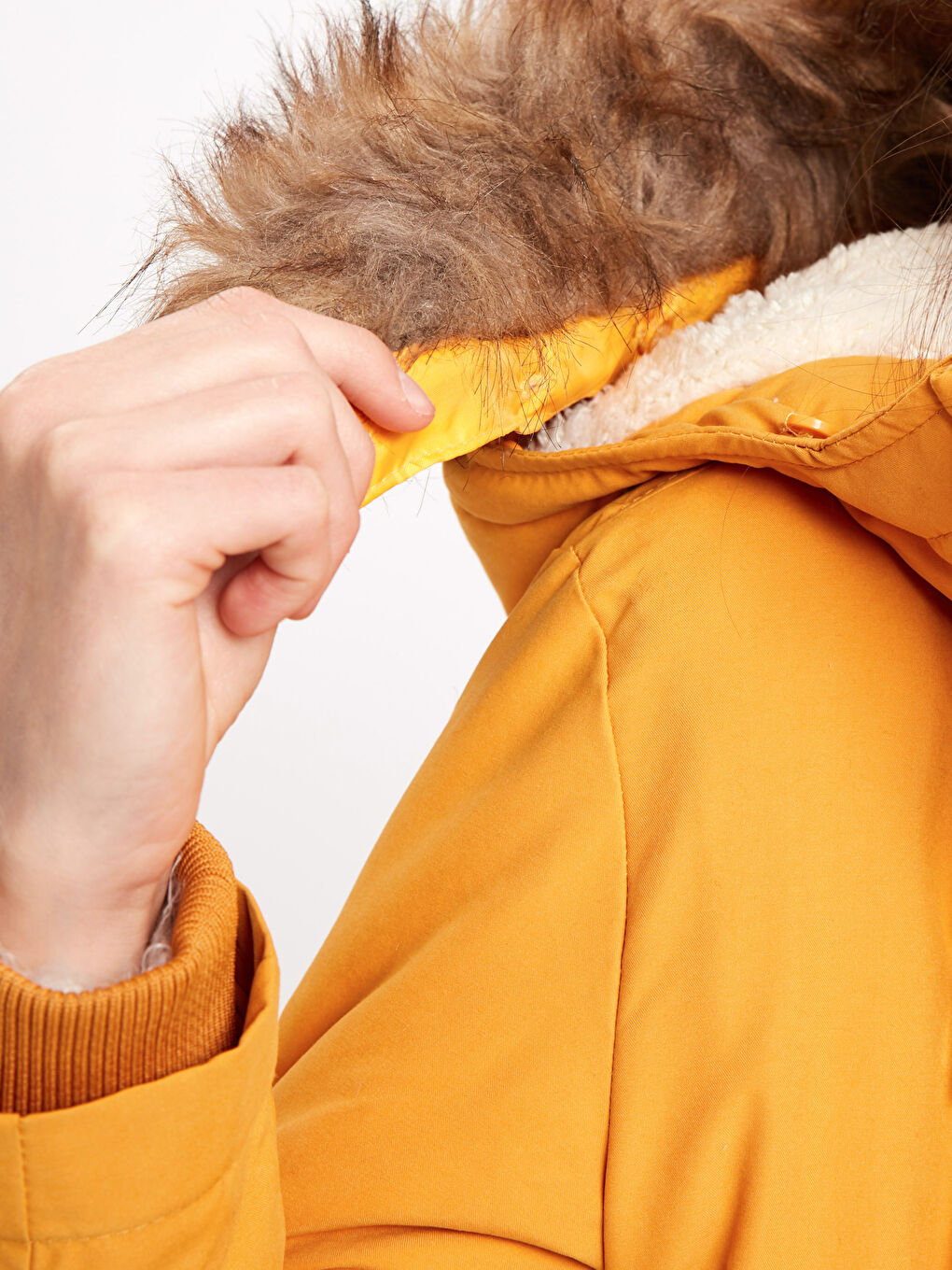 Woman YELLOW Coat-4
