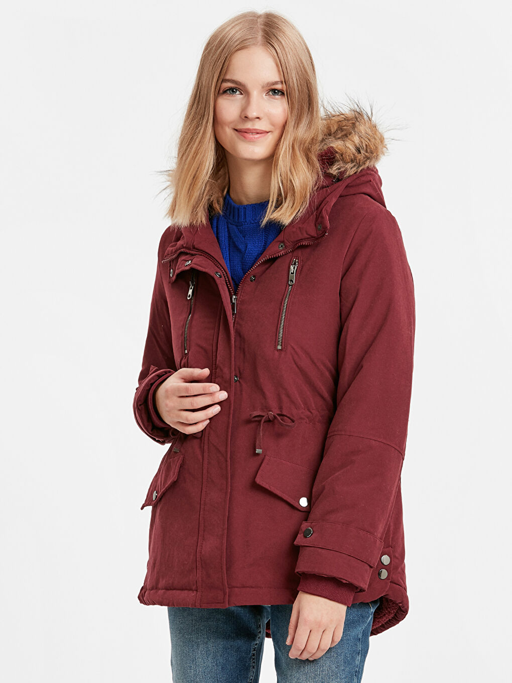 Woman BORDEAUX Coat