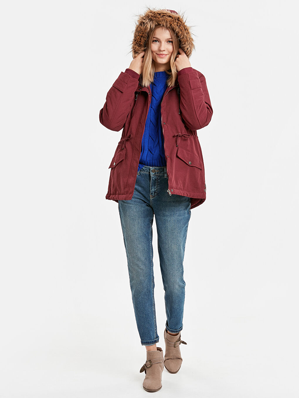 Woman BORDEAUX Coat-3
