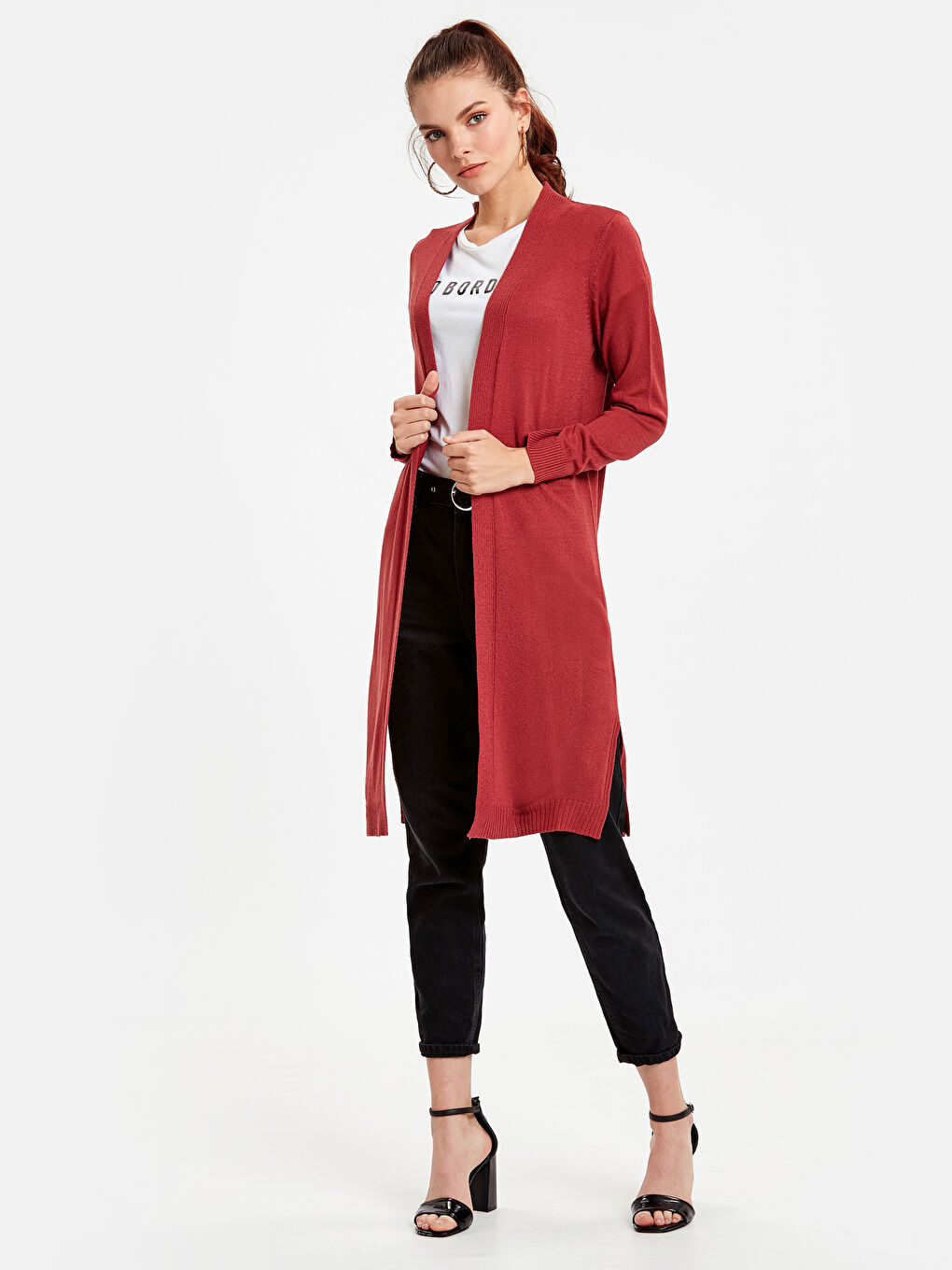 Cardigan ROSU Femeie-2