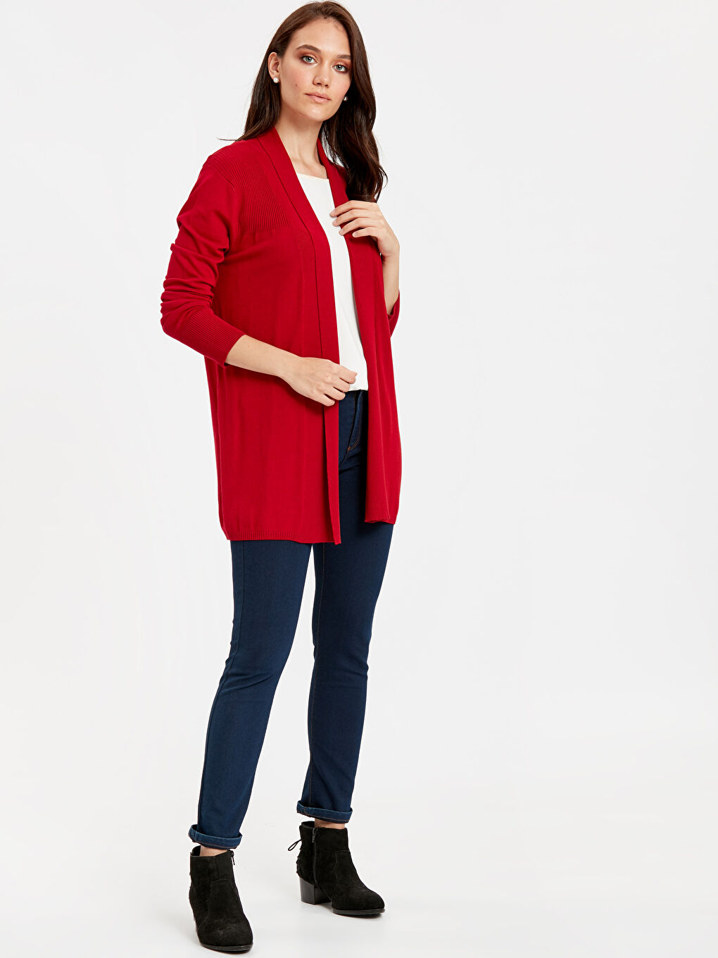 Cardigan ROSU Femeie-2