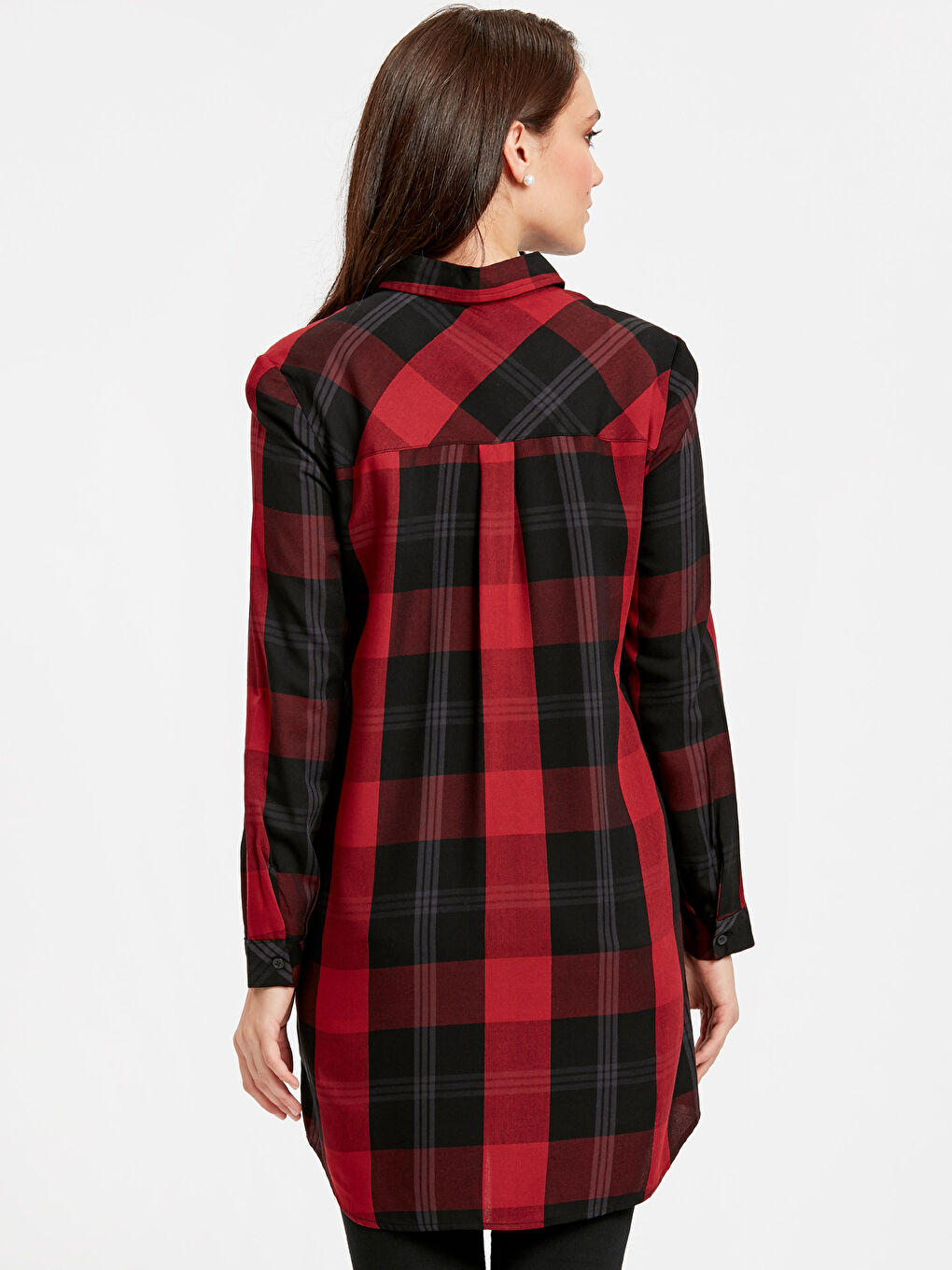 LCWAIKIKI Classic Woman RED Tunic -8W2540Z8-LPA