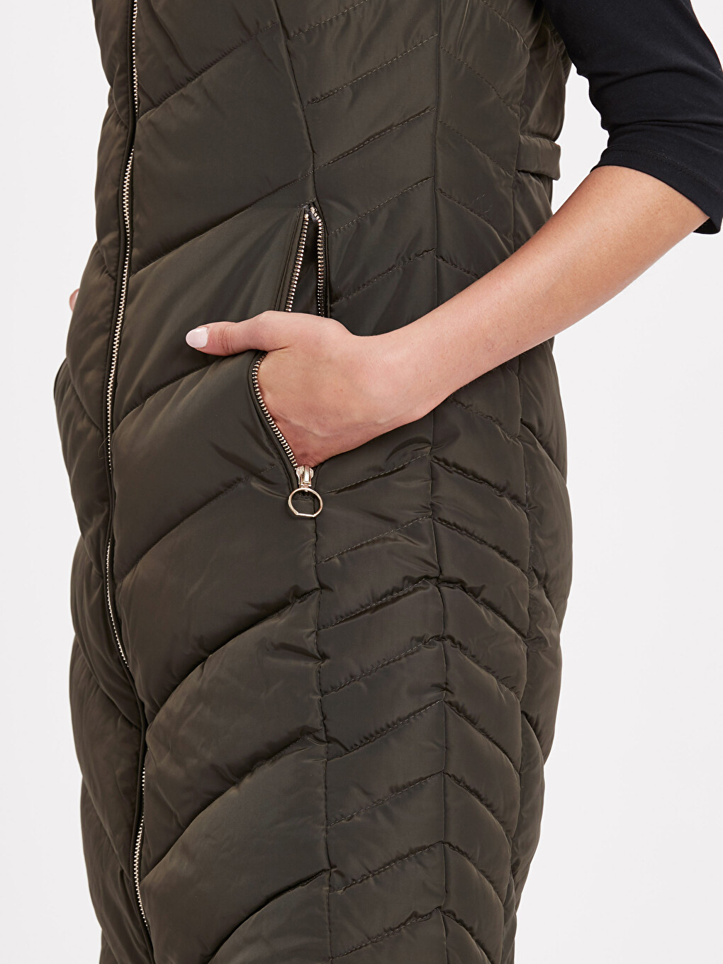 Gilet Kaki Femme-3